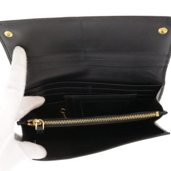 Prada long wallet pass case Black Nero Black - Picture 5 of 10